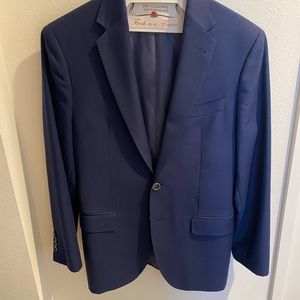 Navy Blue Slim Fit Joseph Abboud Sports Coat